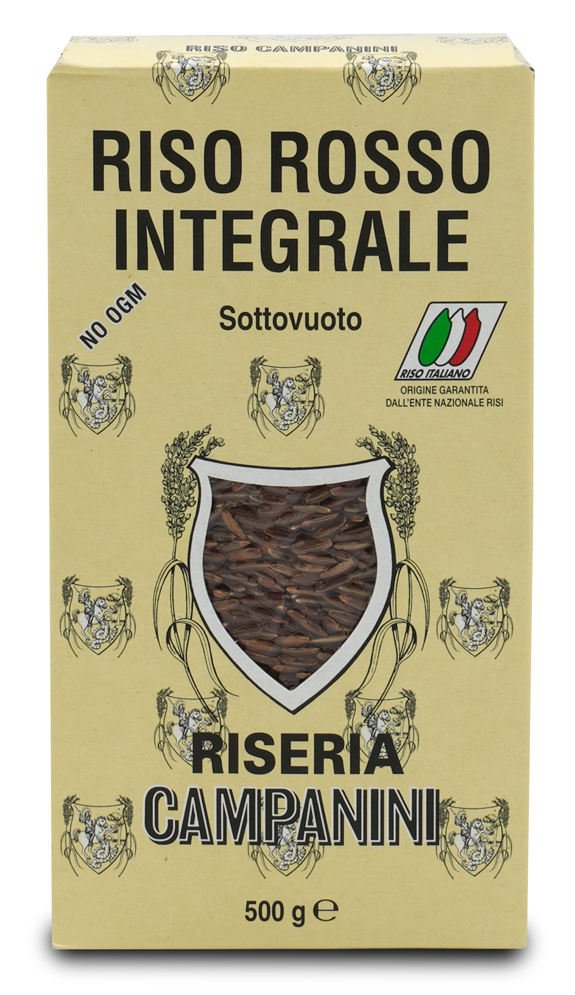 Riso Rosso Integrale | Roter Vollkorn Reis | Risera Campanini | 500g | aus Italien