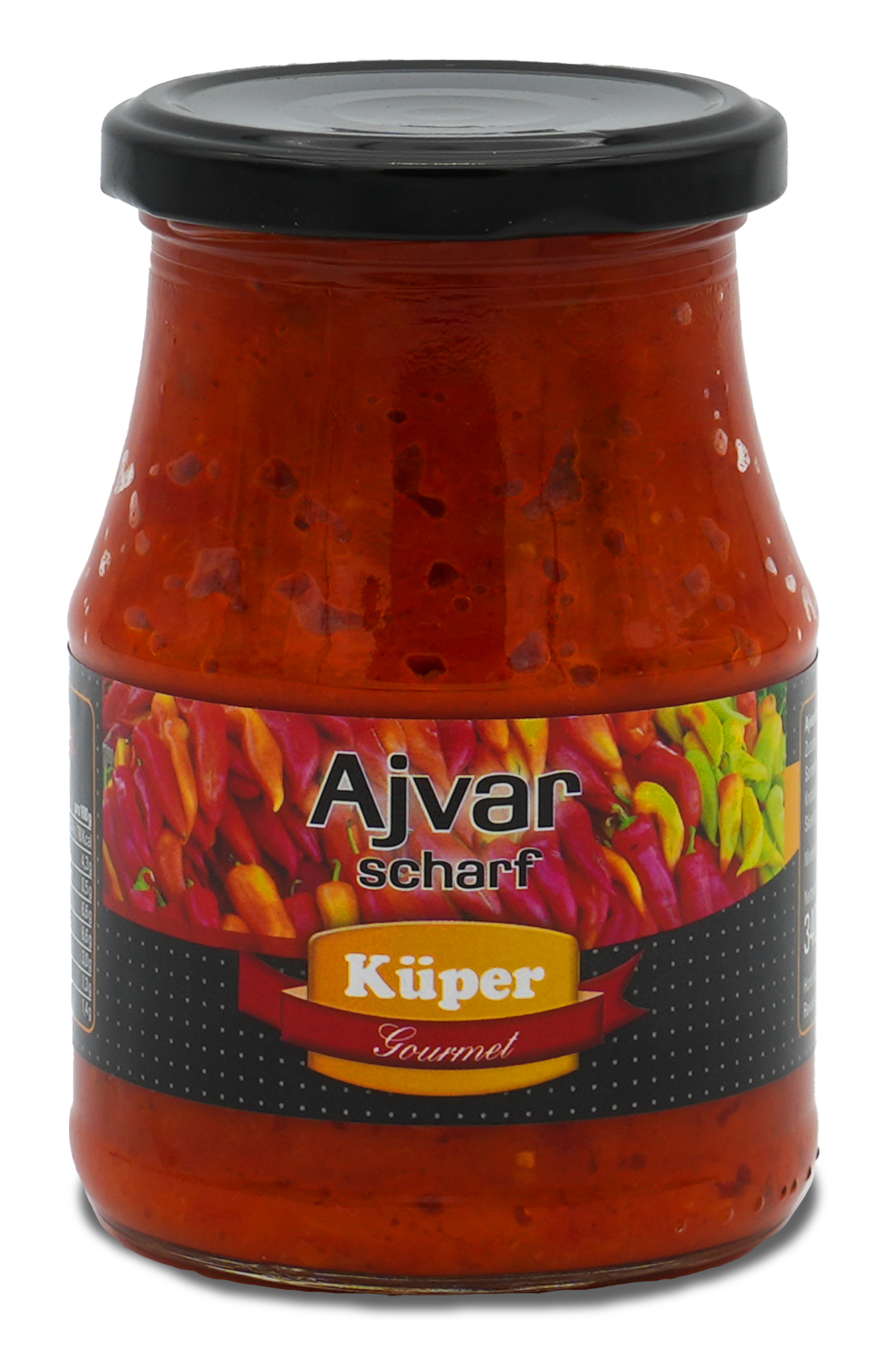 Küper Selection Ajvar | Paprikagemüse scharf | 340 g