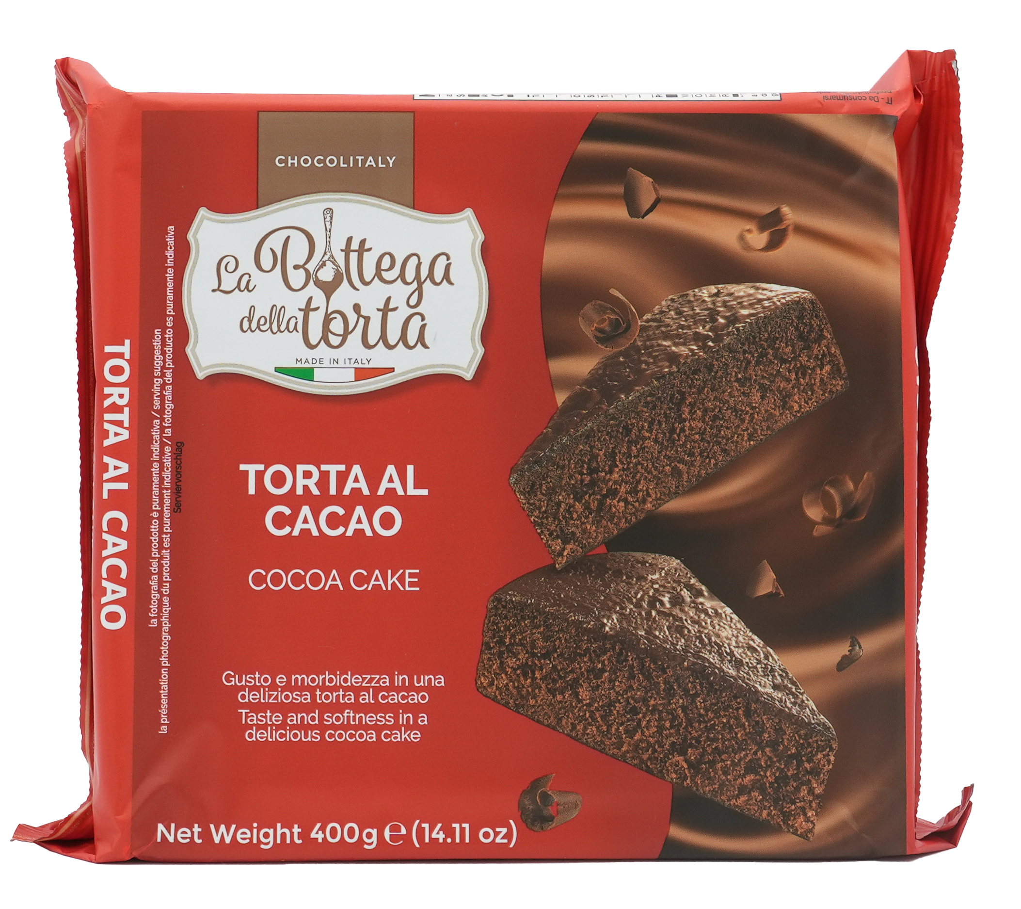 TORTA AL CACAO | Schokoladenkuchen | LA BOTTEGA DELLA TORTA | 400g | aus Italien | Kuchen TORTA AL CACAO | Schokoladenkuchen | LA BOTTEGA DELLA TORTA | 400g | aus Italien | Kuchen