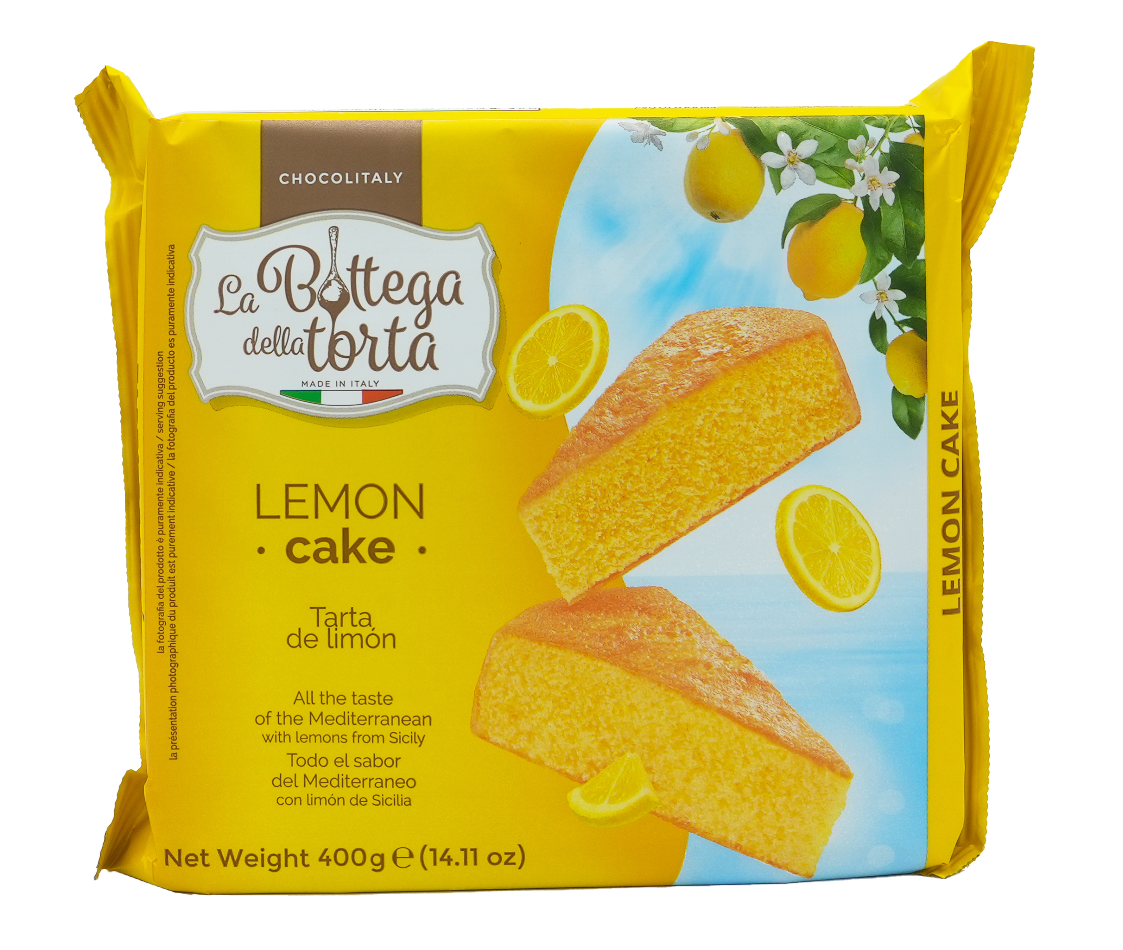 TORTA AL LIMONE | Zitronenkuchen | LA BOTTEGA DELLA TORTA | 400g | aus Italien | Kuchen TORTA AL LIMONE | Zitronenkuchen | LA BOTTEGA DELLA TORTA | 400g | aus Italien | Kuchen