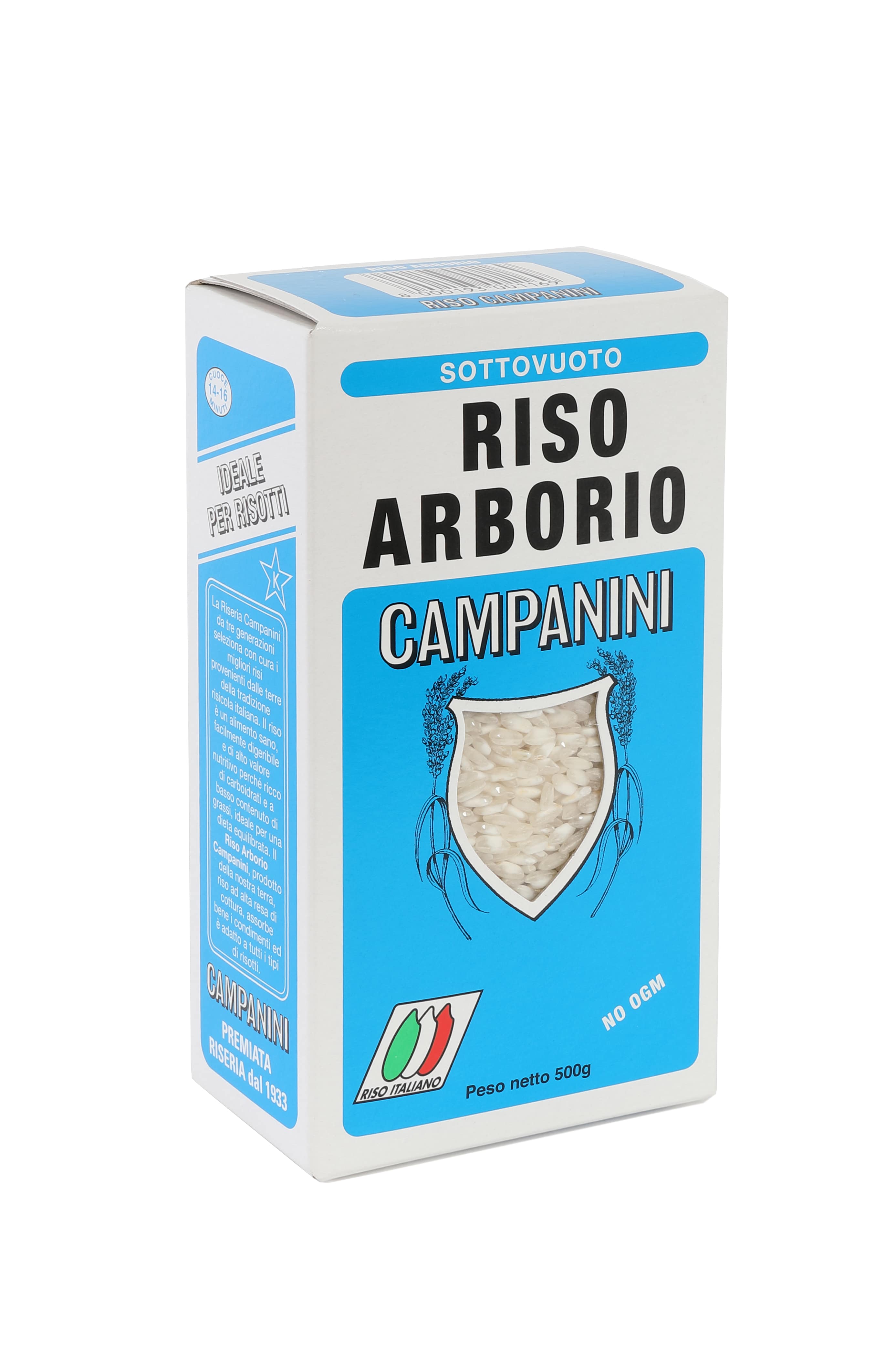 RISO ARBORIO REIS | Risotto Reis | RISERA CAMPANINI | 500g | aus Italien | cremiges Risotto