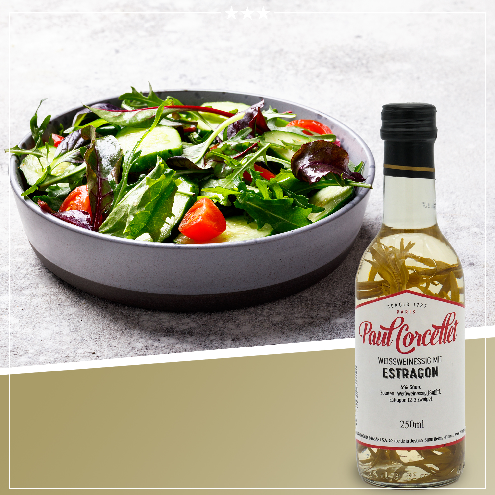 Perfekte Kochbox - Pasta Strangozzi + Weißweinessig Estragon + Crema di Balsamico Trüffel + Pommery Senf + Feines Meersalz Perfekte Kochbox - Pasta Strangozzi + Weißweinessig Estragon + Crema di Balsamico Trüffel + Pommery Senf + Feines Meersalz