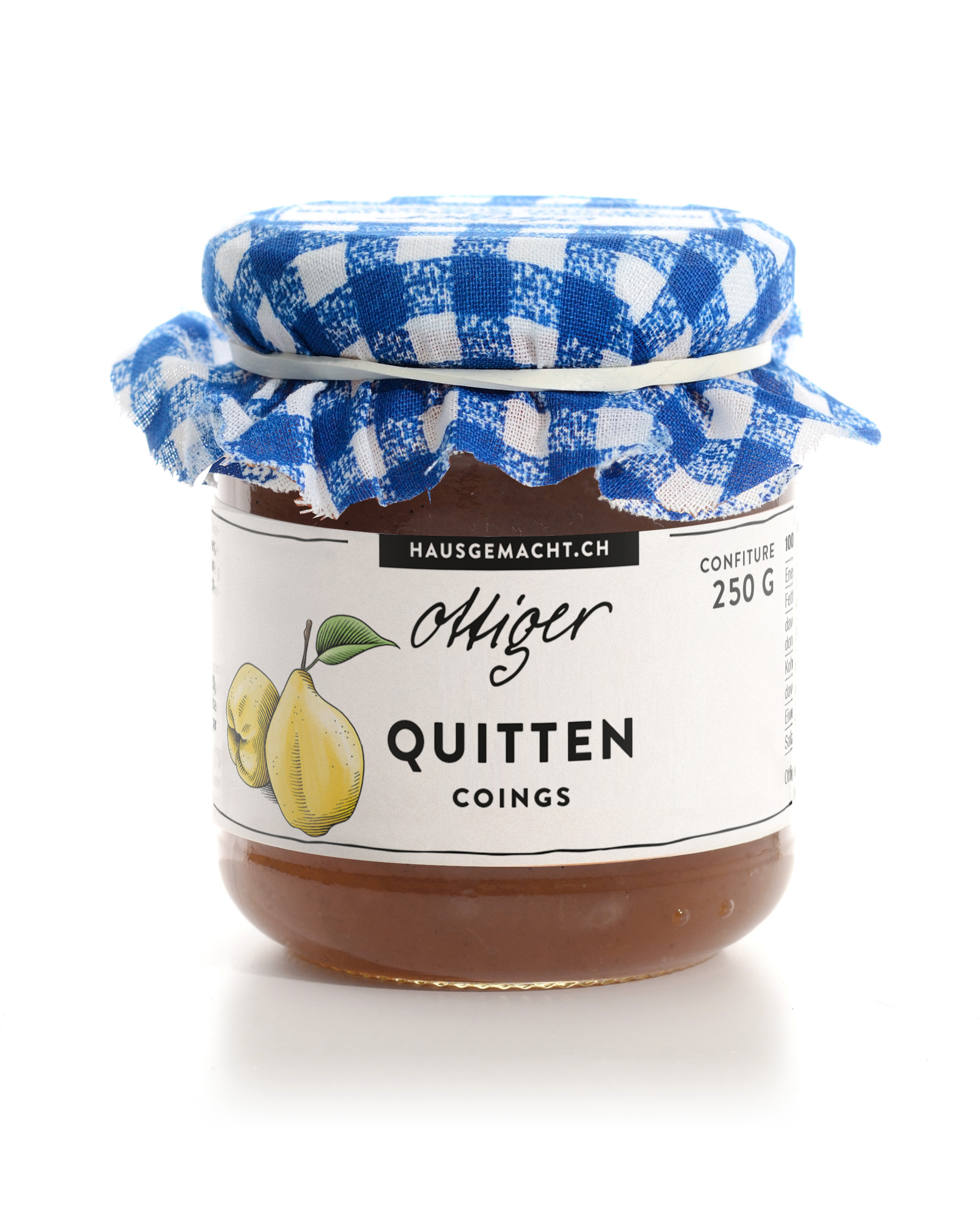 Hausgemachte Quittenkonfitüre | Ottiger | 250g