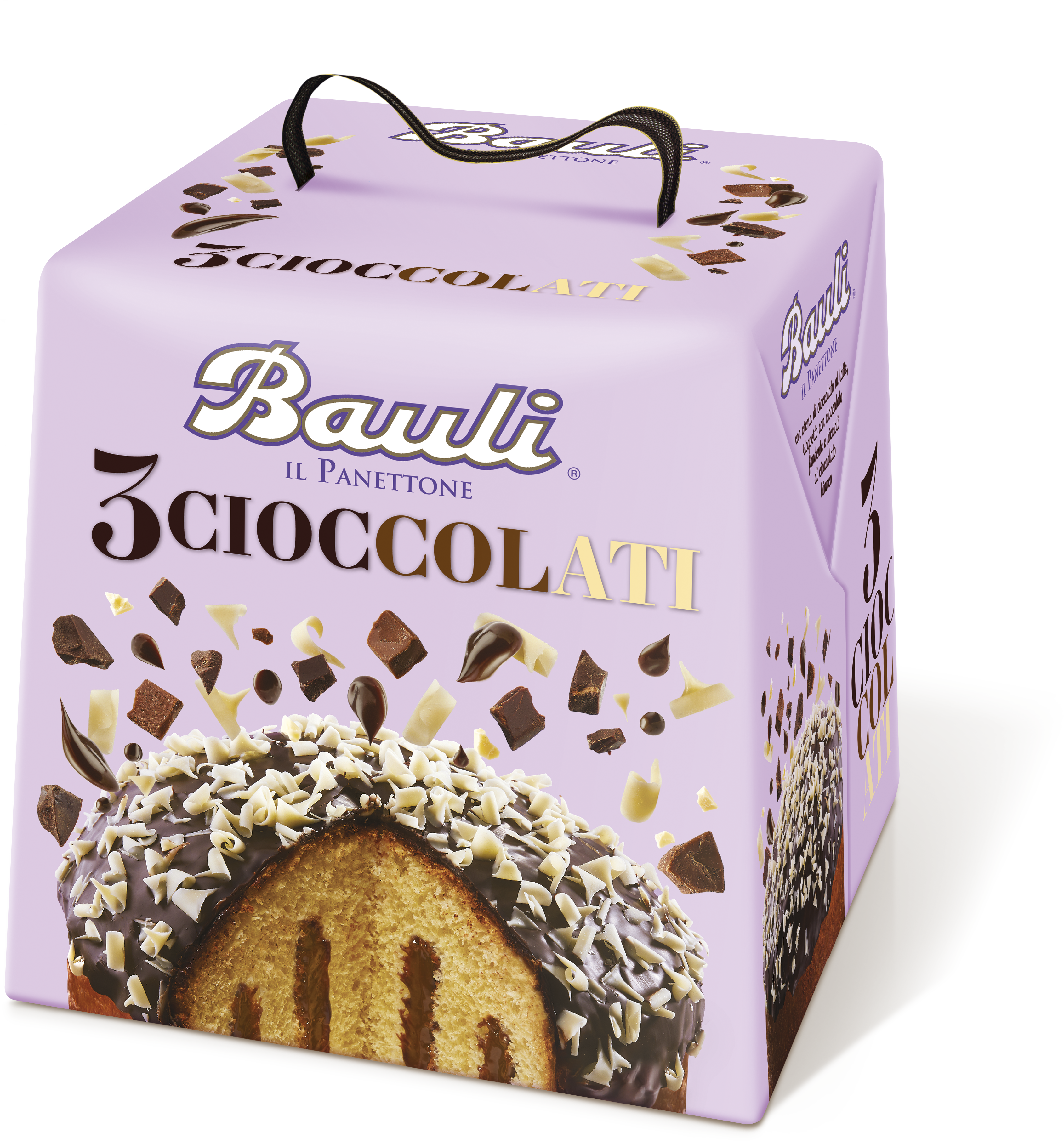Panettone Tre Cioccolati 750g – Dreifacher Schokoladengenuss aus Italien