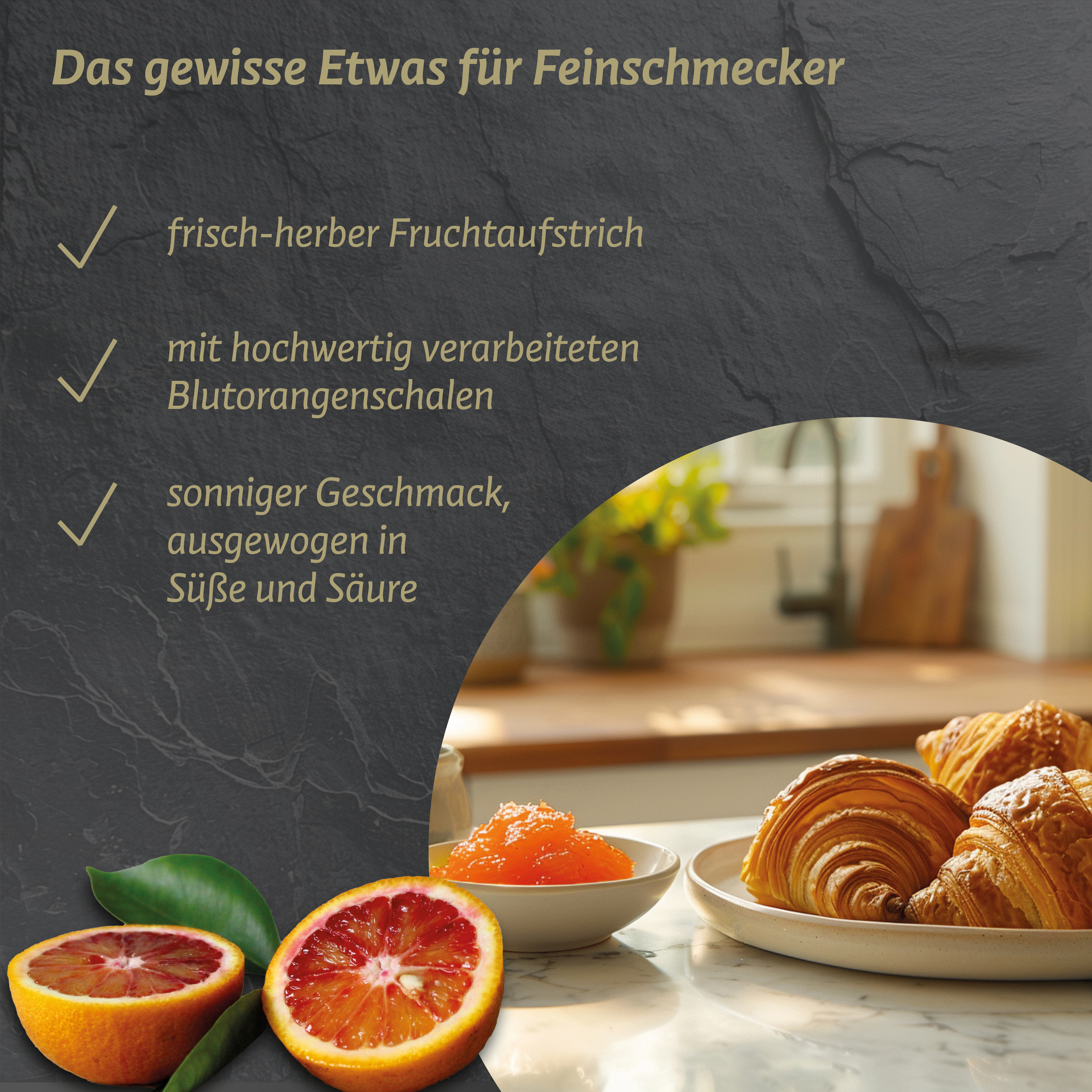 Agrisicilia - Blutorangen Marmelade 360g – Brotaufstrich aus Sizilien – Konfitüre fürs Frühstück zum Brötchen oder Brot