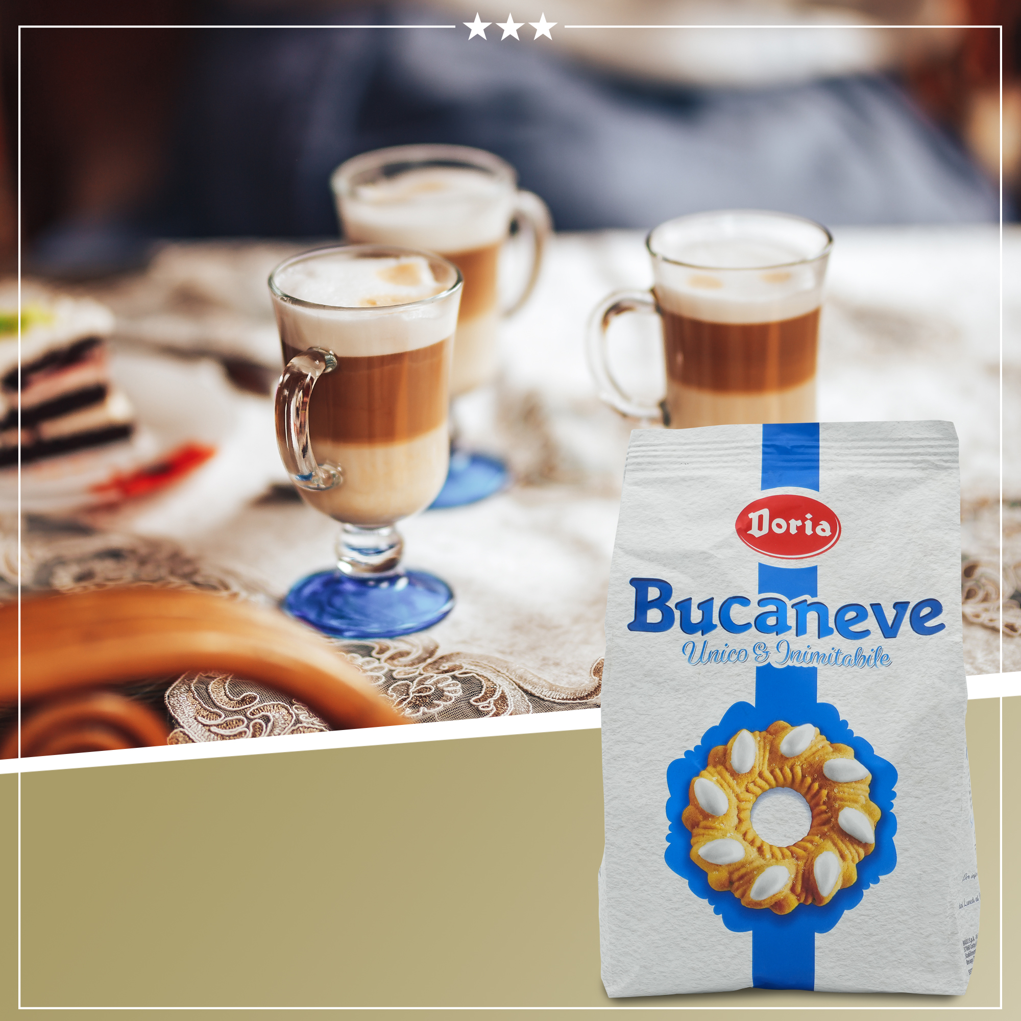 BUCANEVE CLASSICO | Kekse | DORIA | 400g | aus Italien | Gebäck
