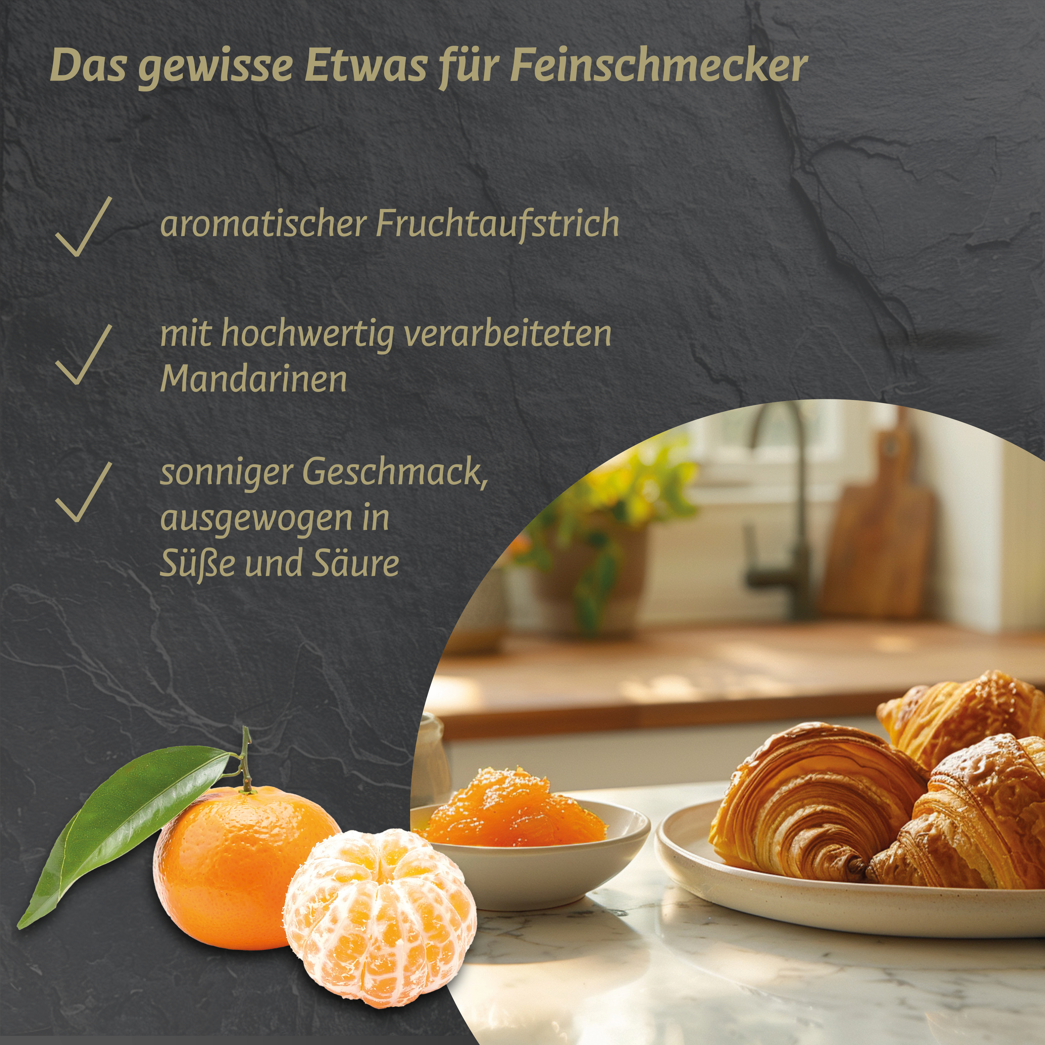 Agrisicilia - Mandarinen Marmelade 360g – Brotaufstrich aus Sizilien – Konfitüre fürs Frühstück zum Brötchen oder Brot