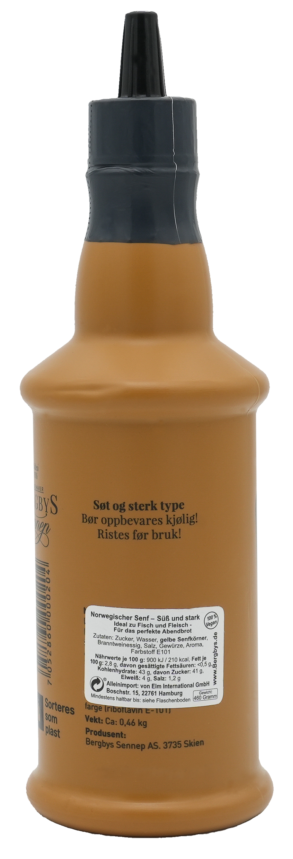 Bergbys Senf süß & stark | Senf | Bergbys | 460g | aus Norwegen | Saucen und Dressings Bergbys Senf süß & stark | Senf | Bergbys | 460g | aus Norwegen | Saucen und Dressings