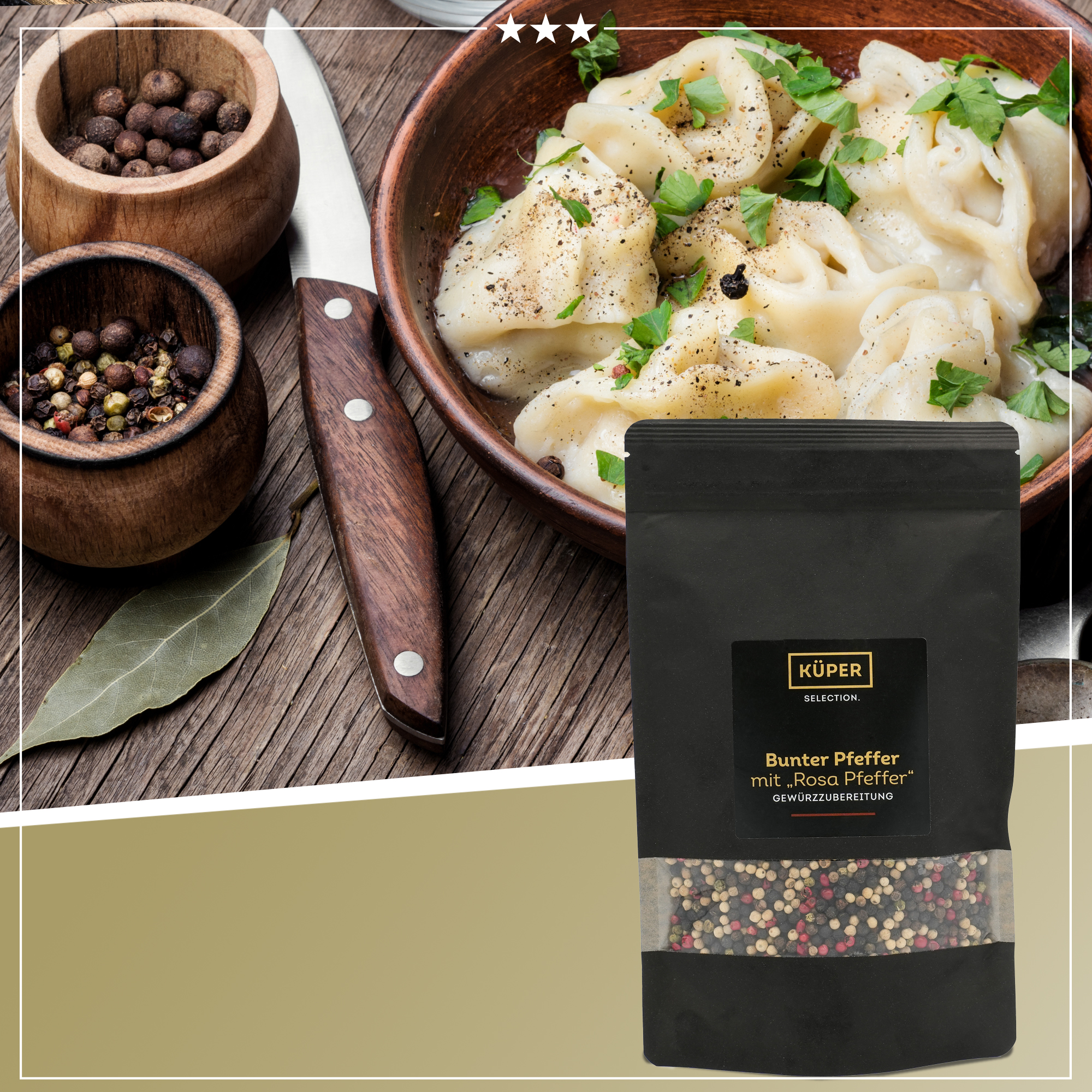 BUNTER PFEFFER | Pfeffer | KÜPER SELECTION | 250g | aus Deutschland | Gewürze BUNTER PFEFFER | Pfeffer | KÜPER SELECTION | 250g | aus Deutschland | Gewürze