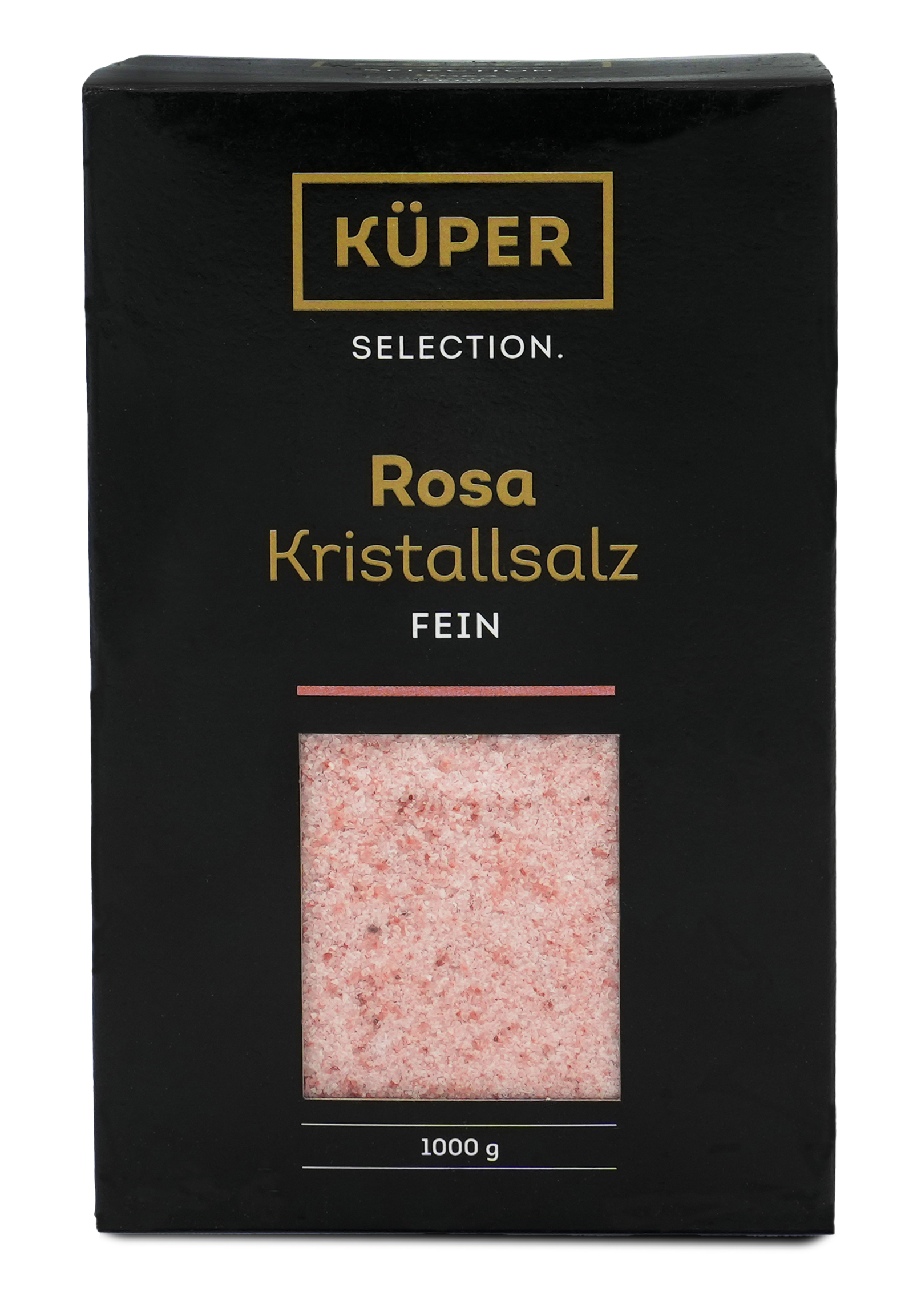 Rosa Kristallsalz fein | Küper Selection | 1000g | 100% natürlich | zum Würzen und Verfeinern von Gerichten