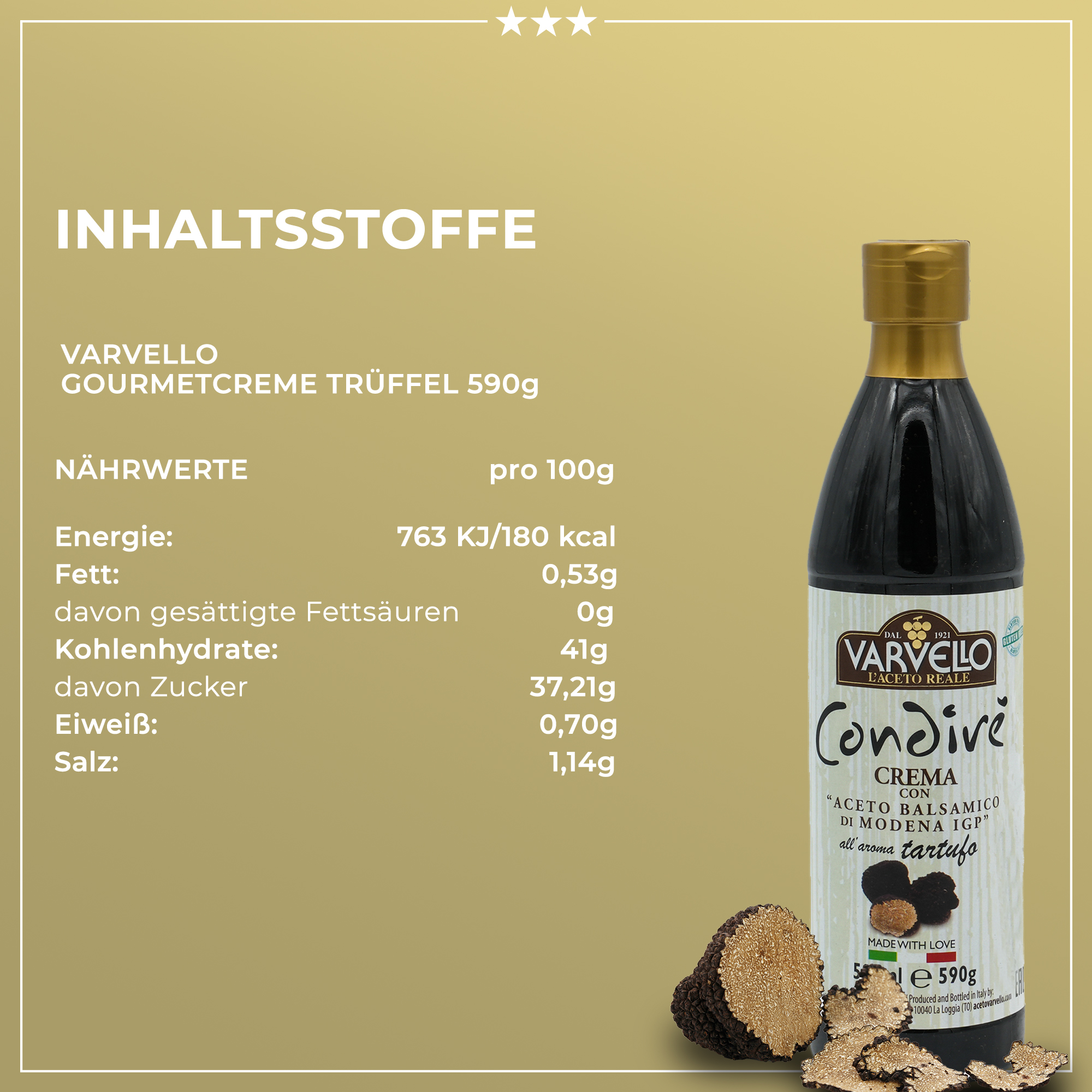 Perfekte Kochbox - Pasta Strangozzi + Weißweinessig Estragon + Crema di Balsamico Trüffel + Pommery Senf + Feines Meersalz Perfekte Kochbox - Pasta Strangozzi + Weißweinessig Estragon + Crema di Balsamico Trüffel + Pommery Senf + Feines Meersalz