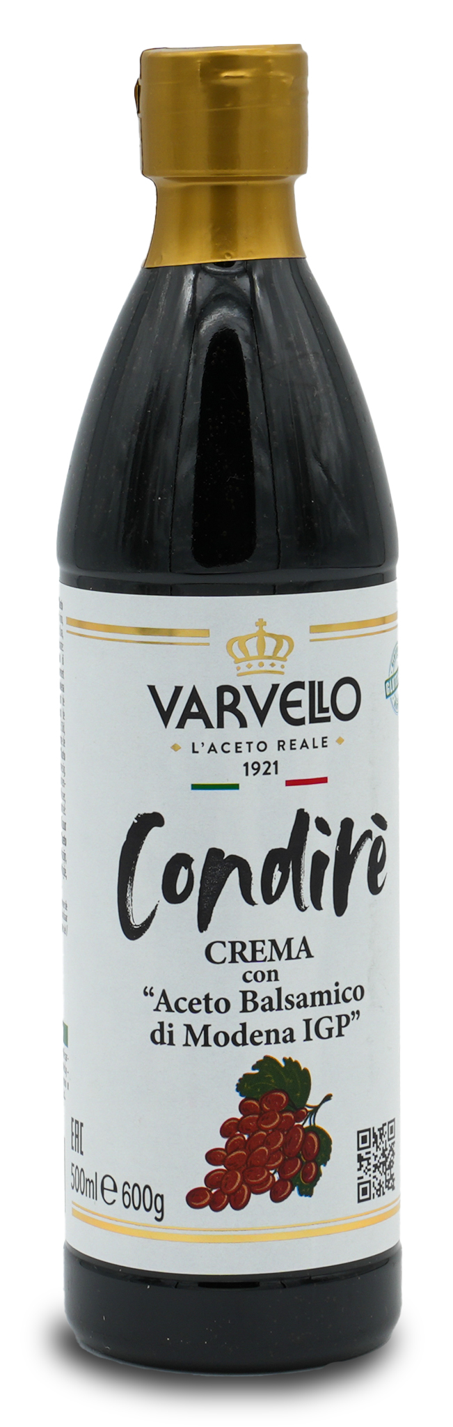 Balsamico Creme | Varvello | 500ml | Crema con Aceto Balsamico di Moderna IGP