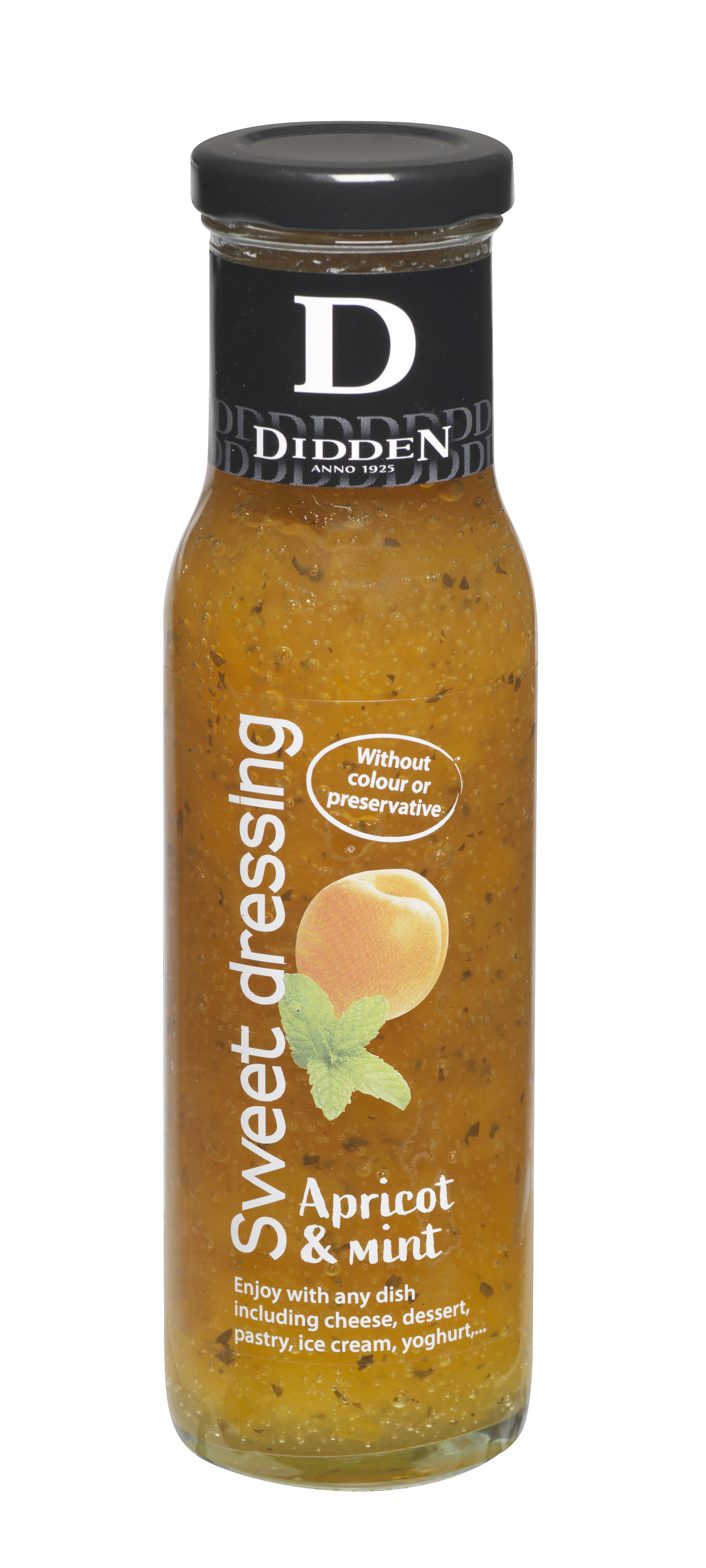 Fruchtiges Dressing mit Aprikose & Minz | Didden | 240ml | Sweet Dressing Apricot & Mint