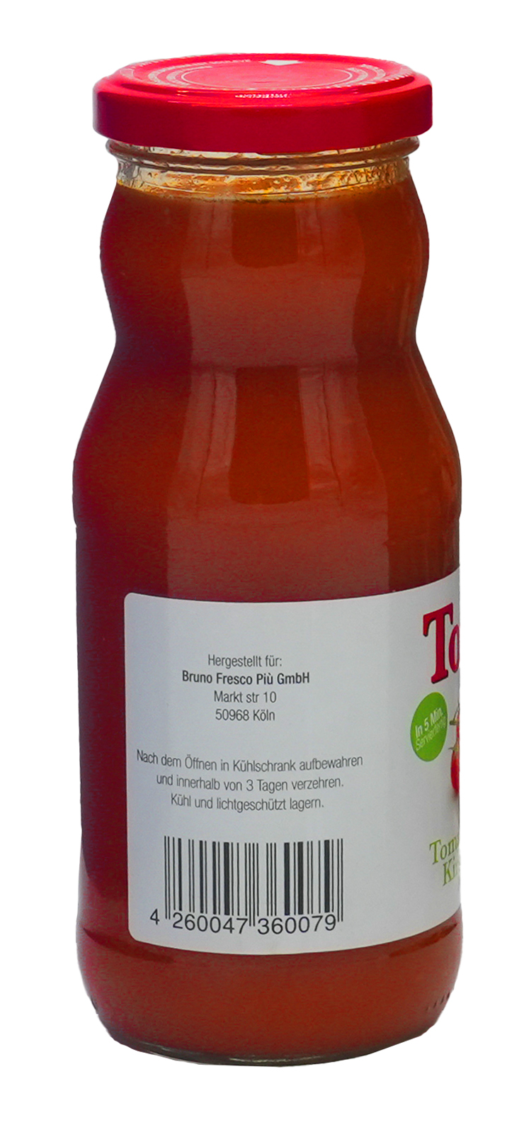 Tomati - Tomatensauce 350g - aus sonnengereiften italienischen Kirschtomaten - ideal für Pizza und Pasta