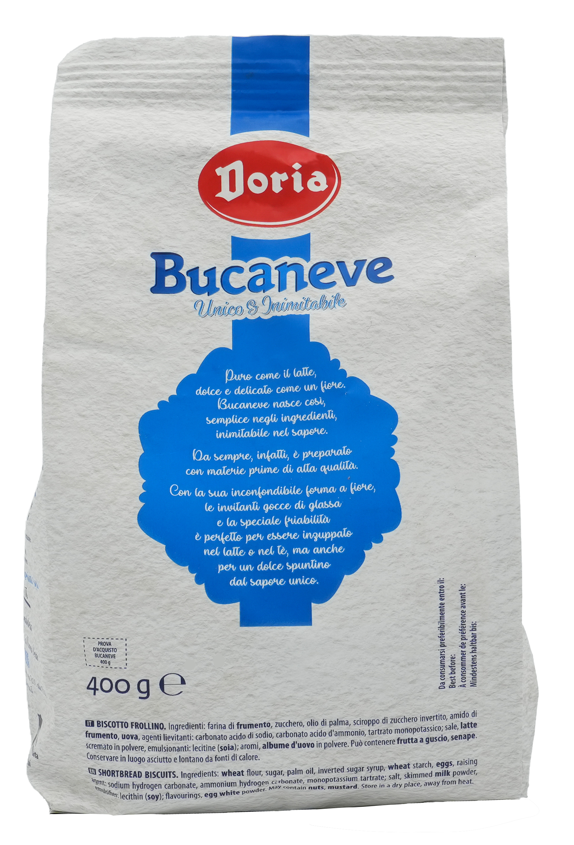 BUCANEVE CLASSICO | Kekse | DORIA | 400g | aus Italien | Gebäck