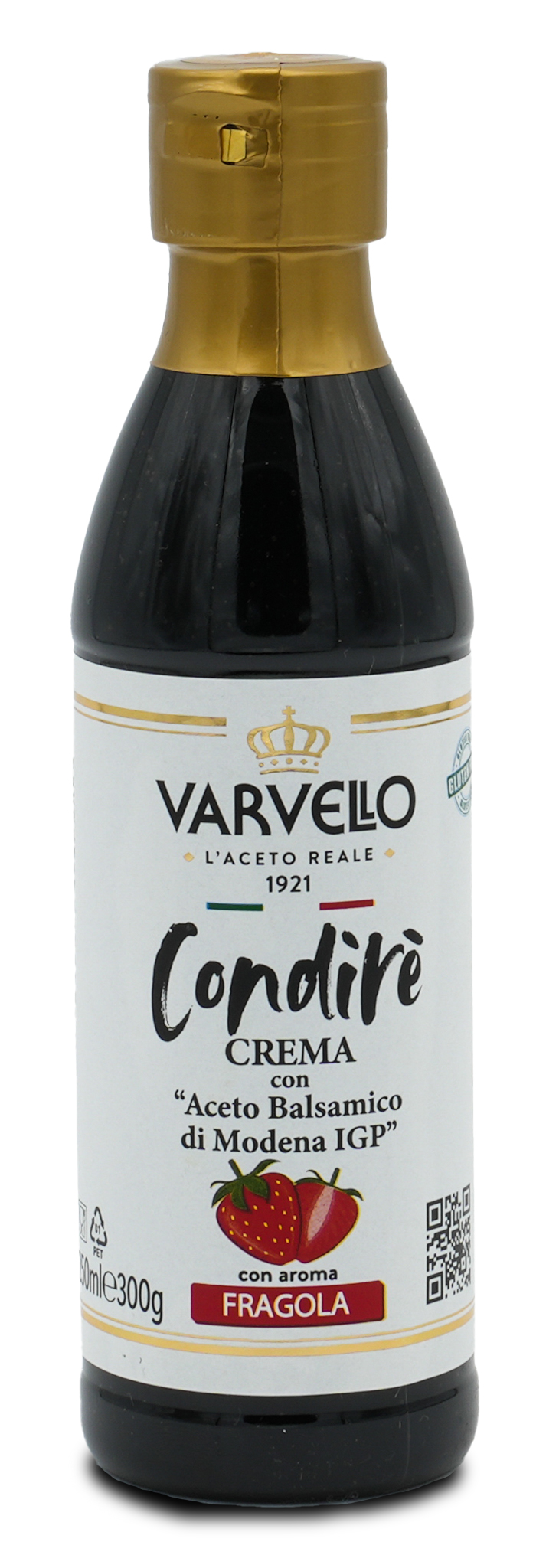 Balsamico Creme Erdbeere | Varvello| 250ml | Crema con Aceto Balsamico di Moderna IGP