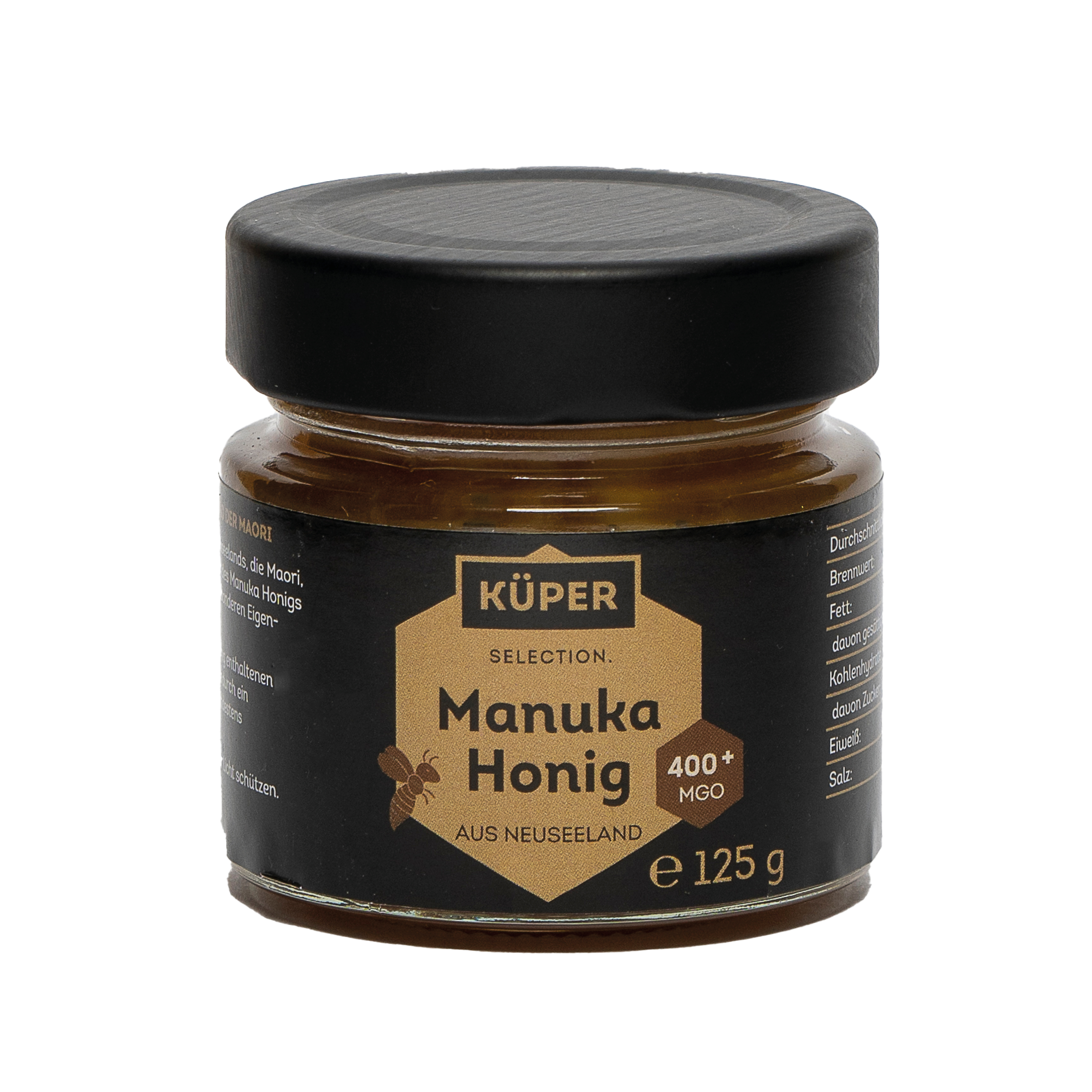 Manuka Honig 400+ MGO | Küper Selection | 125g | Premium Honig aus Neuseeland