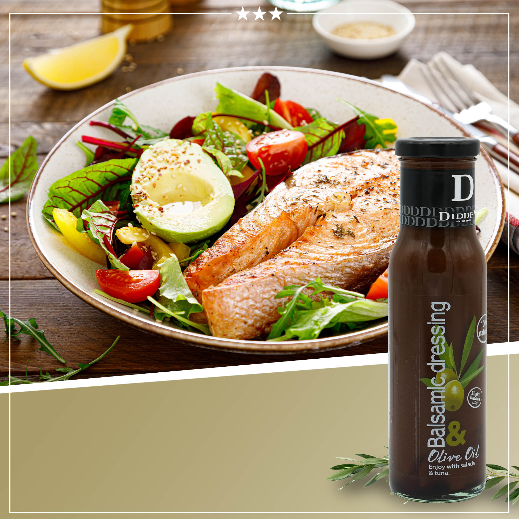Balsamic Dressing | DIDDEN | 240ml | Salatdressing