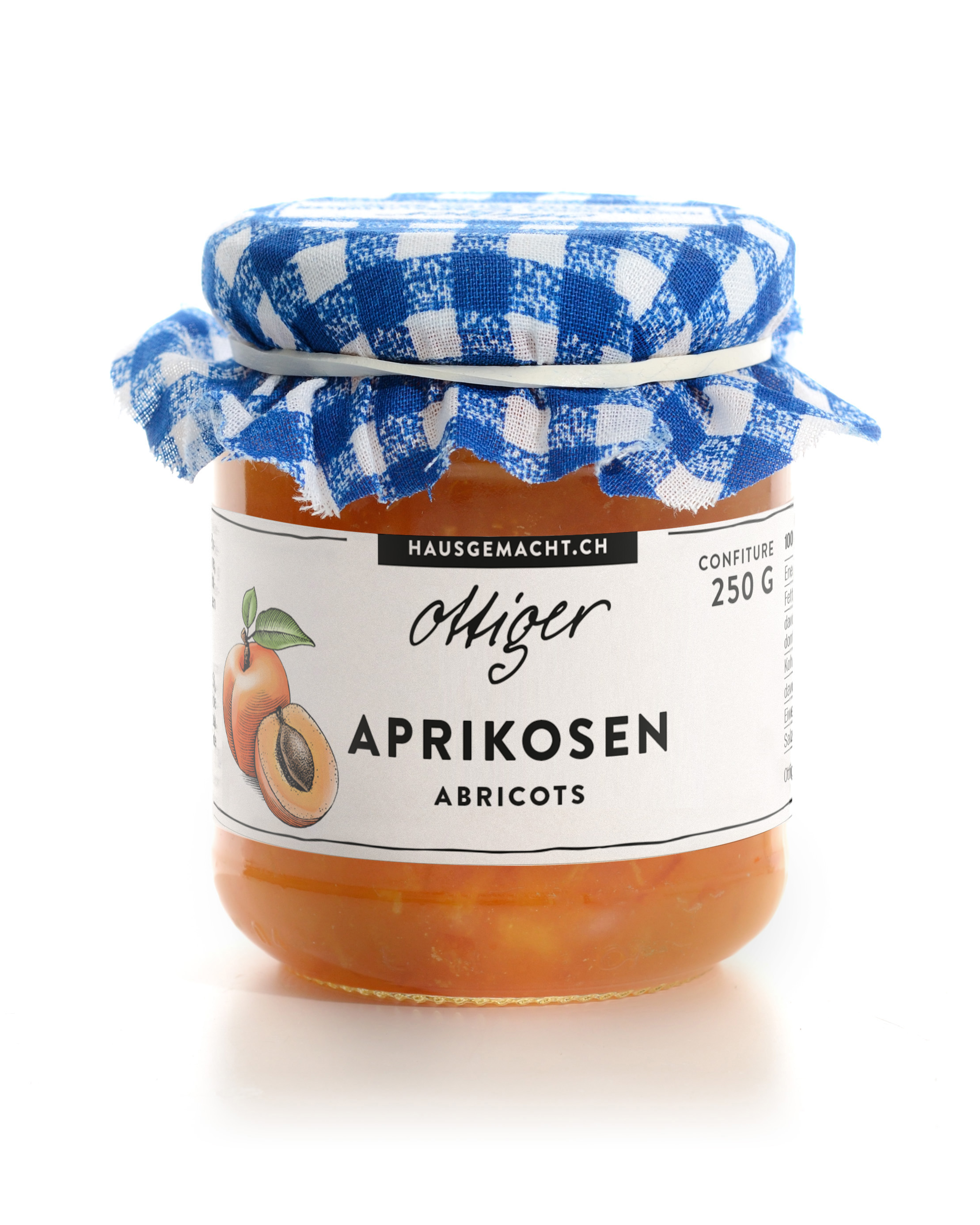 Hausgemachte Aprikosenkonfitüre | Ottiger | 250g