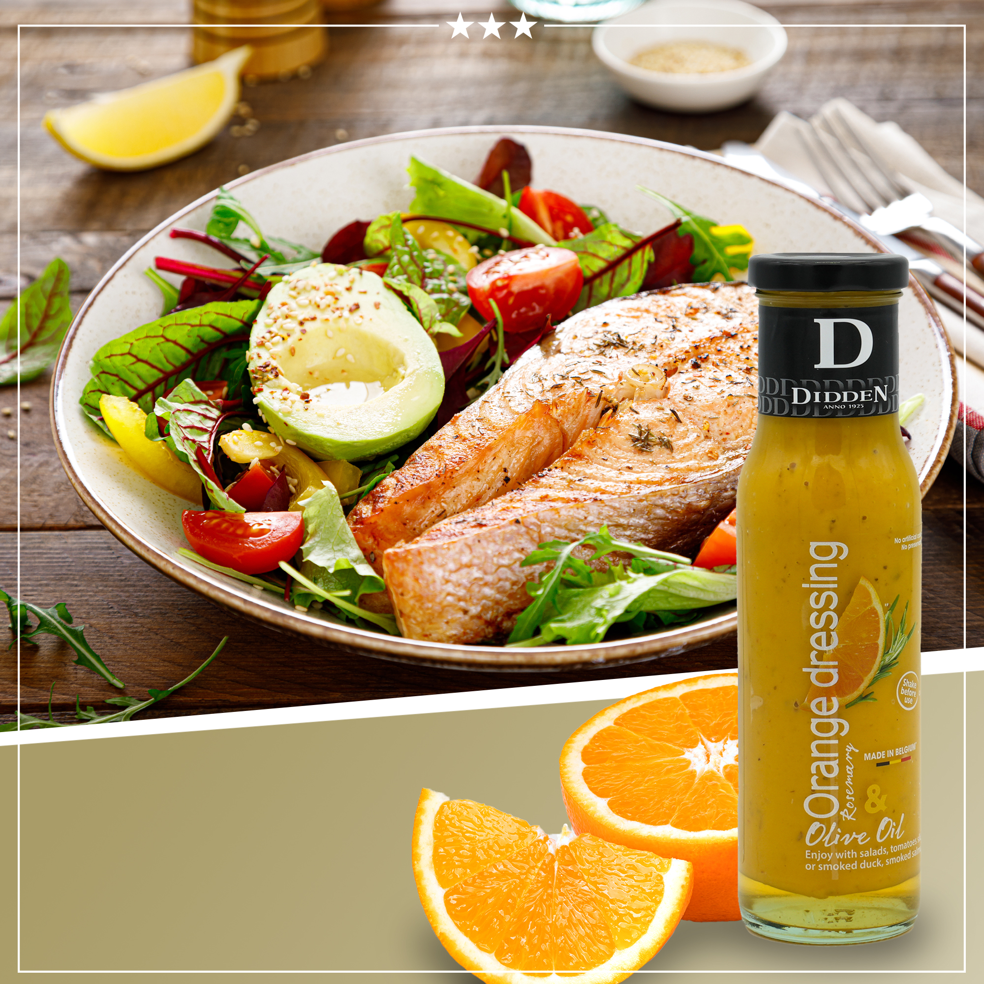 Orangen-Rosmarin Dressing | DIDDEN | 240ml Orangen-Rosmarin Dressing | DIDDEN | 240ml