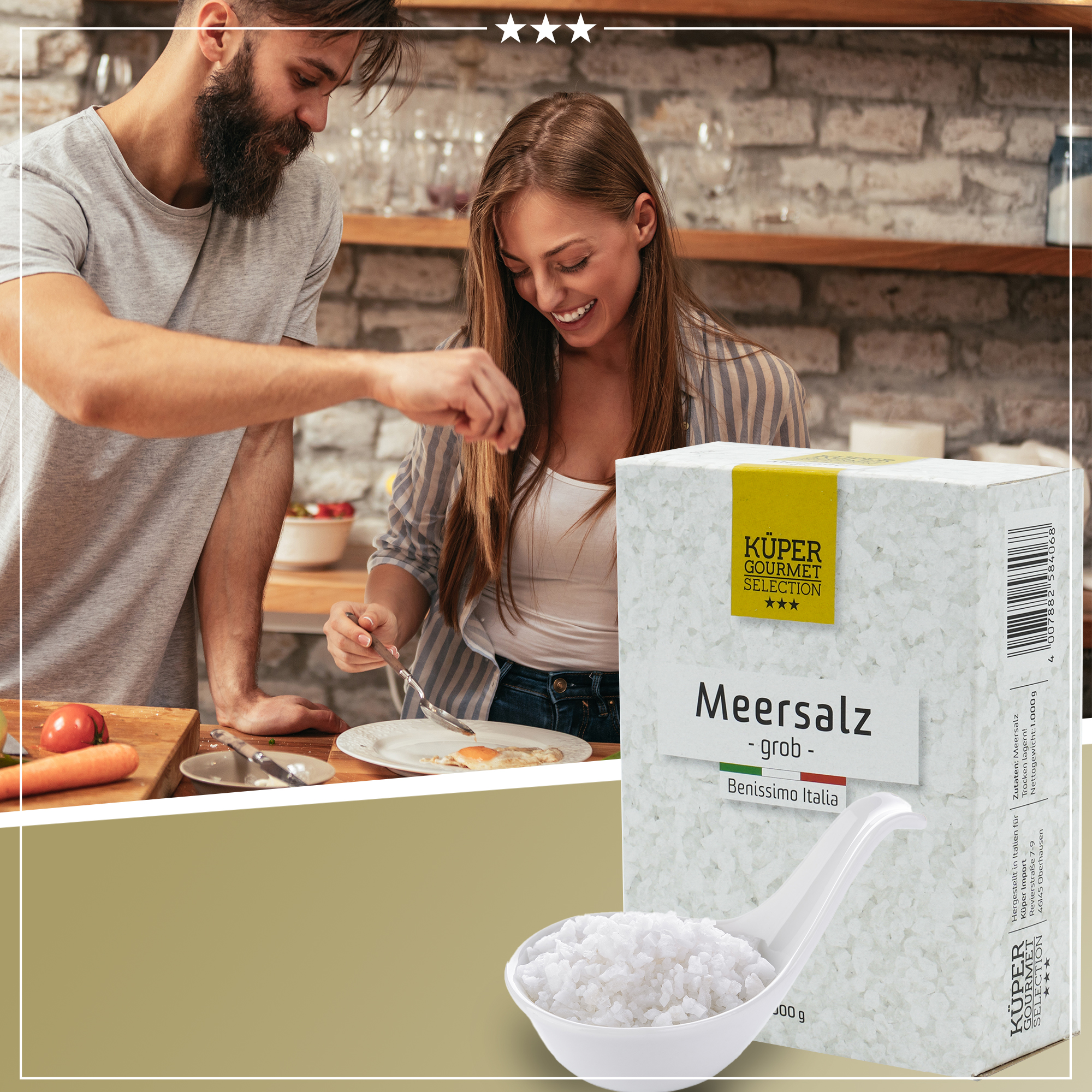 Perfekte Kochbox - Pasta Paccheri Rigati + Orangen-Rosmarin Dressing + Feigensenfsauce + Grobes Meersalz + Italienisches Olivenöl Oleria del Garda Perfekte Kochbox - Pasta Paccheri Rigati + Orangen-Rosmarin Dressing + Feigensenfsauce + Grobes Meersalz + Italienisches Olivenöl Oleria del Garda