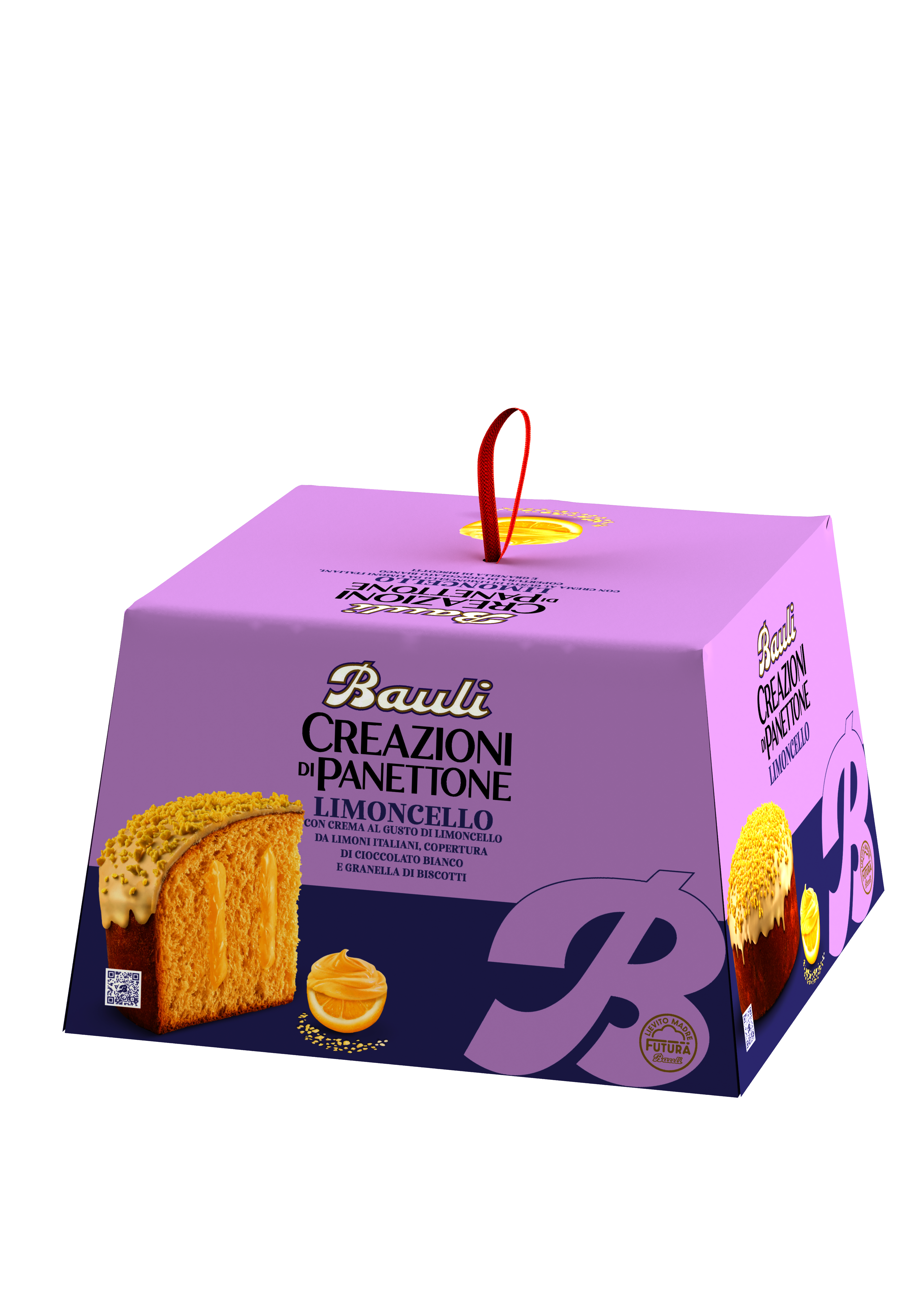 Panettone Limoncello 750g -  Der italienische Weihnachtsklassiker von Bauli mit Limoncello