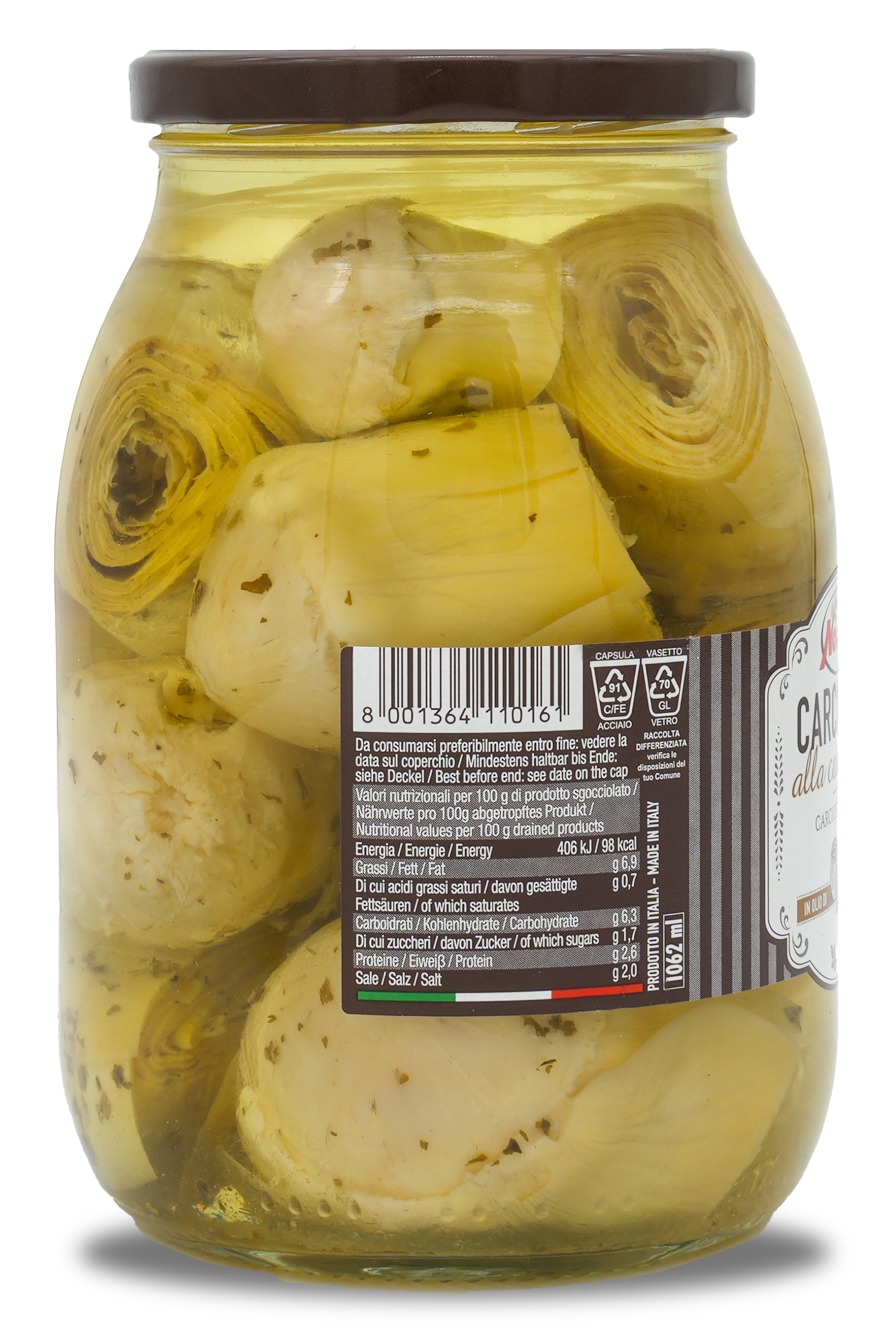 Hausgemachte Artischockenherzen | Novella | Carciofini | in Sonnenblumenöl | 600g aus Italien Hausgemachte Artischockenherzen | Novella | Carciofini | in Sonnenblumenöl | 600g aus Italien