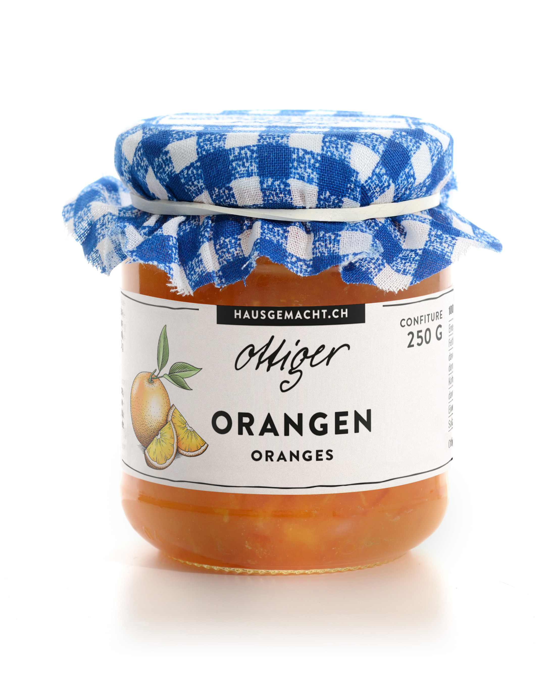 Hausgemachte Orangenkonfitüre | Ottiger | 250g