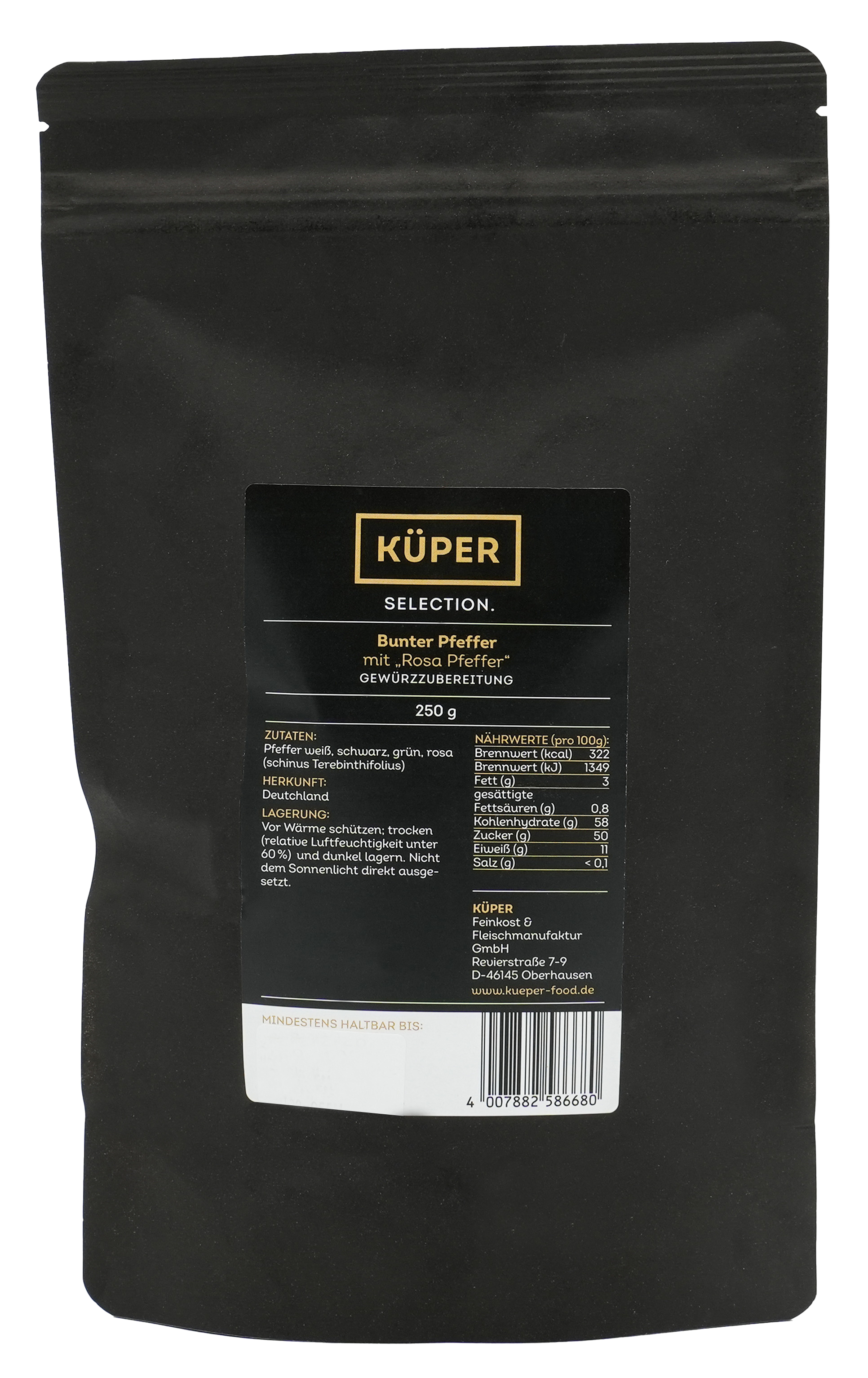 BUNTER PFEFFER | Pfeffer | KÜPER SELECTION | 250g | aus Deutschland | Gewürze BUNTER PFEFFER | Pfeffer | KÜPER SELECTION | 250g | aus Deutschland | Gewürze