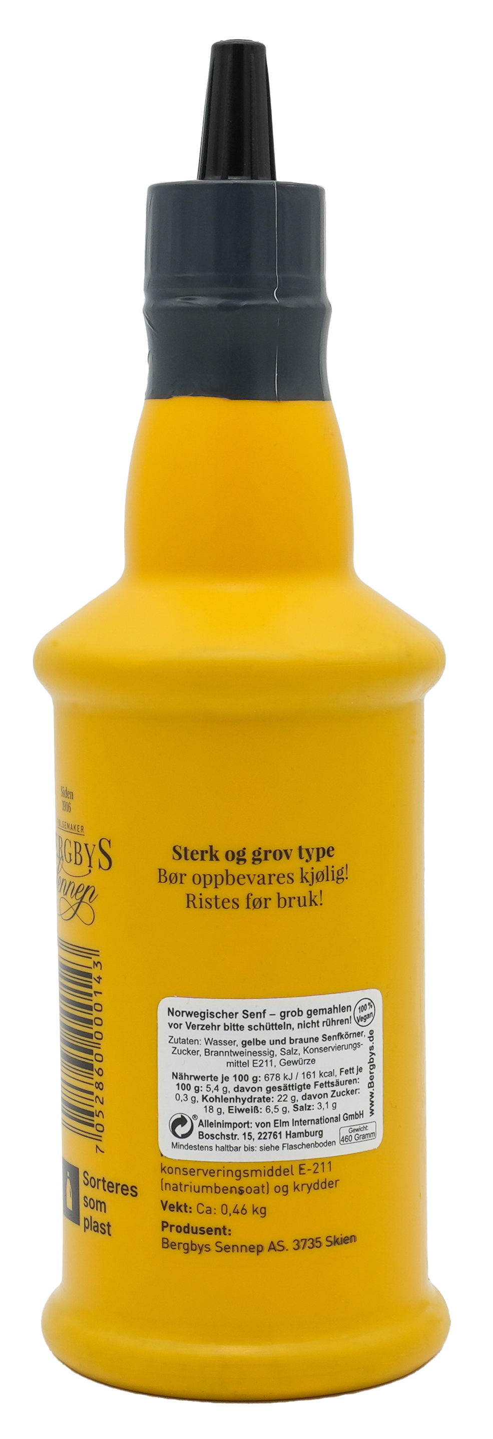 Bergbys Senf stark & grob | Senf | Bergbys | 460g | aus Norwegen | Saucen und Dressings Bergbys Senf stark & grob | Senf | Bergbys | 460g | aus Norwegen | Saucen und Dressings